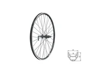 Części rowerowe - Obręcz Koło Rowerowe Kellys Draft V-Brake R 26" | Black - miniaturka - grafika 1