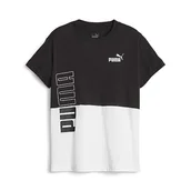 Koszule męskie - PUMA Power Colorblock tee G Koszula męska - miniaturka - grafika 1
