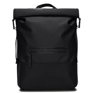 Plecaki - Plecak Rains Trail Rolltop 14320-01 - czarny - miniaturka - grafika 1