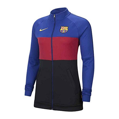Nike Damska kurtka sportowa FCB W NK I96 ANTHM TRK JKT, głęboki królewski błękit/szlachetna czerwona/(Amarillo) (bez spon-Home), XL