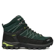 Buty trekkingowe męskie - Trekkingi CMP Rigel Mid WP 3Q12947 Zielony - miniaturka - grafika 1
