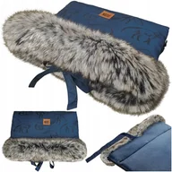 Śpiworki dla dzieci - Mufka TiniMini, Ocieplana, Wodoodoporna, Wzór liski - miniaturka - grafika 1