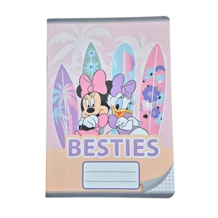 Zeszyt szkolny w kratkę A5/16k Myszka Minnie Daisy Besties Wyprawka Szkolna Dla Dziewczynki - Zeszyty szkolne - miniaturka - grafika 1