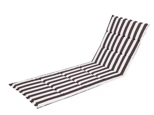 Poduszka na leżak Oliwier - Brąz z pasami OLI - Poduszki ogrodowe - miniaturka - grafika 1
