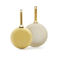 Patelnie - Patelnie ceramiczne PADOVA 20 i 28 cm Sunshine Yellow / GreenPan - miniaturka - grafika 1