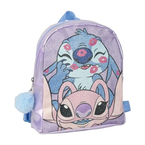 Stitch Plecak Casual Purpurowy 19 x 23 x 8 cm