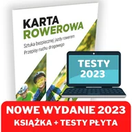 Prawo - Karta rowerowa. Sztuka bezpiecznej jazdy rowerem. Przepisy ruchu drogowego. Książka + płyta z testami 2023 - miniaturka - grafika 1