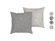 Poszewki na poduszki - LIVARNO home Dwustronne poszewki na poduszki z mikrowłókna satynowego, 40 x 40 cm, 2 sztuki - miniaturka - grafika 1