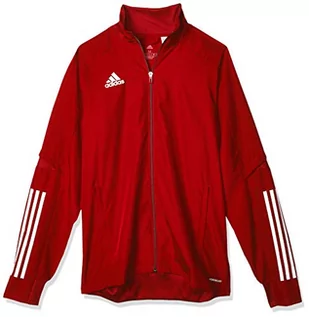 Kurtki męskie - Adidas męska kurtka sportowa CON20 PRE JKT, Team Power czerwony/biały, 4XL ED9248 - grafika 1