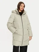 Kurtki damskie - Vero Moda Kurtka zimowa Halsey 10290436 Beżowy Regular Fit - miniaturka - grafika 1