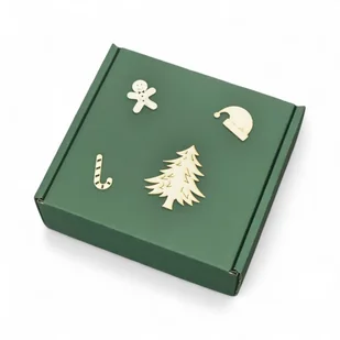 Pudełko świąteczne 220x200x70 na prezent wypełnienie granat ręcznie robione - Zestawy upominkowe Pudełko świąteczne 220x200x70 na prezent wypełnienie granat ręcznie robione - Zestawy upominkowe - miniaturka - grafika 1