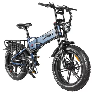 SAMEBIKE RS-A02 Electric Bike, Folding Off Road E-bike, 20*4 Inch Fat Tire, 48V 17Ah Battery, 1200W Motor - Rowery elektryczne - miniaturka - grafika 1