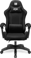 Fotele gamingowe - Krzesło biurowe IMBA Seat Fotel gamingowy IMBA STRIDER czarny materiałowy - miniaturka - grafika 1