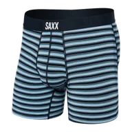 Majtki męskie - Bokserki męskie szybkoschnące SAXX VIBE Micro Field Stripe - granatowe - miniaturka - grafika 1