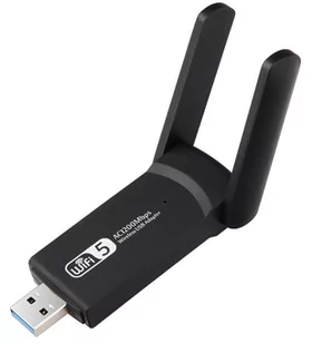 Karta sieciowa WIFI 1200Mbps 5Ghz USB 3.0 + ANTENA - Pozostałe akcesoria sieciowe Karta sieciowa WIFI 1200Mbps 5Ghz USB 3.0 + ANTENA - Pozostałe akcesoria sieciowe - miniaturka - grafika 1