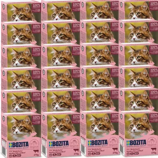 BOZITA Cat Siekana Wołowina W Galaretce 370g - Mokra karma dla kotów - miniaturka - grafika 1