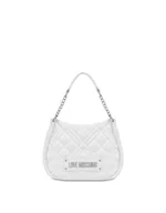 Torebki damskie - Love Moschino POLJC4208PP0MLA0100U, damska torba na ramię, biała, biała - miniaturka - grafika 1