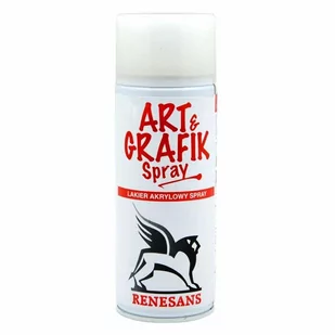 Lakier Werniks Bezbarwny Matowy W Sprayu Do Akryli 400Ml - Farby i media malarskie - miniaturka - grafika 1