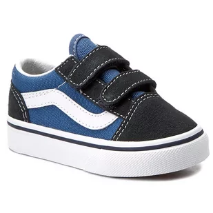 Vans Tenisówki Old Skool V VN000D3YNVY Navy - Trampki damskie - miniaturka - grafika 1