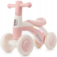 Chodziki - Jeździk dla dziewczynki różowy rowerek pchacz LED dźwięki EXPLORER WEBBEN - miniaturka - grafika 1