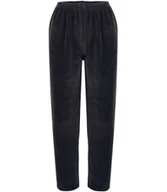 Spodnie damskie - Wygodne welurowe spodnie dresowe Gumka Ciepłe Modne Długie-XL - miniaturka - grafika 1