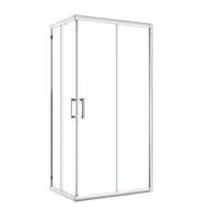 Kabiny prysznicowe - Kabina prysznicowa prostokątna Easy 100 x 80 x 190 cm chrom Sensea - miniaturka - grafika 1