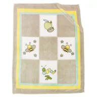 Kołdry i poduszki dla dzieci - Alvi 931844246 koc z mikrofibry "patchwork" - miniaturka - grafika 1