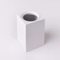 Lampy sufitowe - Reflektor sufitowy spot natynkowy Spot kwadratowy biały 1xGU10x35W wym: 10 x 6 x 6 cm aluminium Ecolight - miniaturka - grafika 1