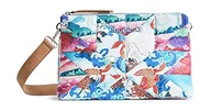 Torebki damskie - Desigual Womens BOLS_WILD EASTER DORTMUND Across Body Bag, Blue, One Size - miniaturka - grafika 1
