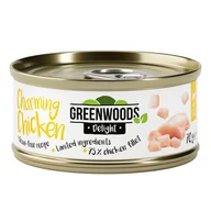 Mokra karma dla kotów - Greenwoods Delight, filet z kurczaka 24 x 70 g - miniaturka - grafika 1