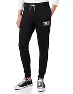 Spodenki męskie - Tommy Hilfiger Męskie spodnie graficzne TJM Slim Essential Knit, czarne, S, Czarny, S - miniaturka - grafika 1