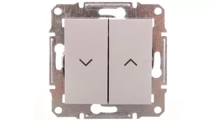 Schneider Electric Schneider Asfora Przycisk żaluzjowy bez ramki Aluminium EPH1300161 EPH1300161 - Wyłączniki światła i elektryczne - miniaturka - grafika 1