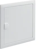 Rozdzielnie elektryczne - Hager polo Rama maskujaca z drzwiami 1-rzędowa 356x348x9mm Volta biała VZ101N VZ101N - miniaturka - grafika 1