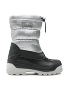 Buty dla dziewczynek - CMP Śniegowce Kids Glacey Snowboots 3Q71274J Srebrny - miniaturka - grafika 1