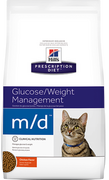 Sucha karma dla kotów - Hills Prescription Diet M/D Feline Weight Loss Diabetic 5 kg - miniaturka - grafika 1