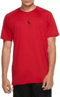 Koszulki męskie - Koszulka Air Jordan Jumpman Dri-Fit T-shirt czerwona - grafika 1