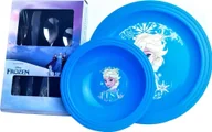Miseczki i talerzyki dla dzieci - Dajar ZESTAW NACZYŃ I SZTUĆCÓW FROZEN DISNEY KRAINA LODU - miniaturka - grafika 1