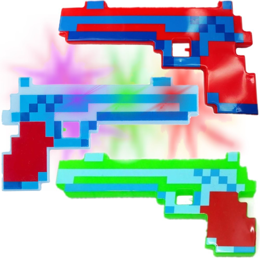 Pistolet Na Baterie Minecraft Światło Dźwięk Z Led'Ami