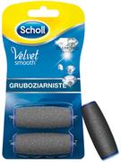 Kosmetyki do stylizacji włosów - Scholl Scholl Velvet Smooth 2 gruboziarniste wymienne głowice obrotowe z kryształkami diamentów - miniaturka - grafika 1