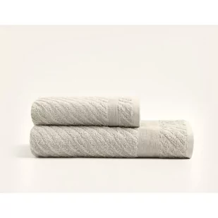 Jasnobeżowe bawełniane ręczniki zestaw 2 szt. – Foutastic - Ręczniki - miniaturka - grafika 1