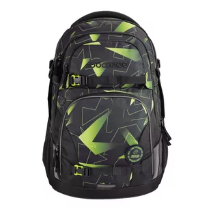 coocazoo Plecak szkolny Porter 44 cm lime flash - Plecaki szkolne i tornistry - miniaturka - grafika 1