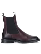 Botki damskie - Gino Rossi Sztyblety PETRA-124 Bordowy - miniaturka - grafika 1