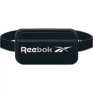 Reebok Uniseks Ta nerka z zamkiem błyskawicznym, czarna, unikalna, Czarny, Rozmiar Uniwersalny - Nerki - miniaturka - grafika 1