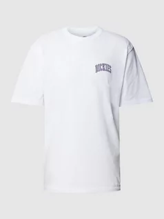 Koszulki męskie - T-shirt z nadrukiem z logo model ‘AITKIN’ - grafika 1