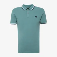 Koszulki męskie - TIMBERLAND POLO TFO LOGO TIPPED SHORT SLEEVE POLO - Timberland - miniaturka - grafika 1