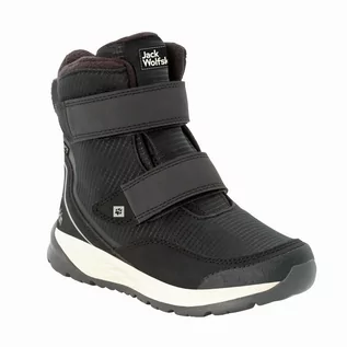 Buty dla dziewczynek - Buty zimowe dla dzieci Jack Wolfskin POLAR BEAR TEXAPORE HIGH VC K black / grey - 29 - grafika 1