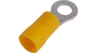 Kostki, złączki, wtyczki - Końcówka kablowa izolowana oczkowa Cu M5 100szt żółta OKY5 - miniaturka - grafika 1