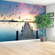 Fototapety - Fototapeta Jezioro Molo - miniaturka - grafika 1