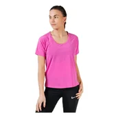 Koszulki i topy damskie - Nike T-shirt damski Miler Breathe Active Fuchsia/Reflective Silv L - miniaturka - grafika 1