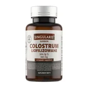 Witaminy i minerały - SINGULARIS Superior colostrum liofilizowane 30 % Ig G 500 mg, 60kaps. >>  od 49zł  << - miniaturka - grafika 1